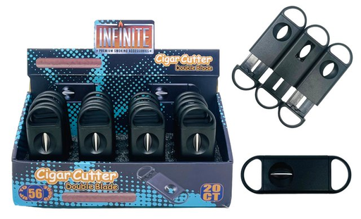 [INFI-14769] INFINITE PLASTIC CIGAR CUTTER BOX OF 20 #XJD-30