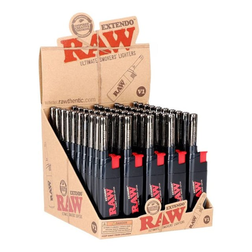 [Temp-HAM-004068] RAW EXTENDO BLACK LIGHTERS BOX OF 50