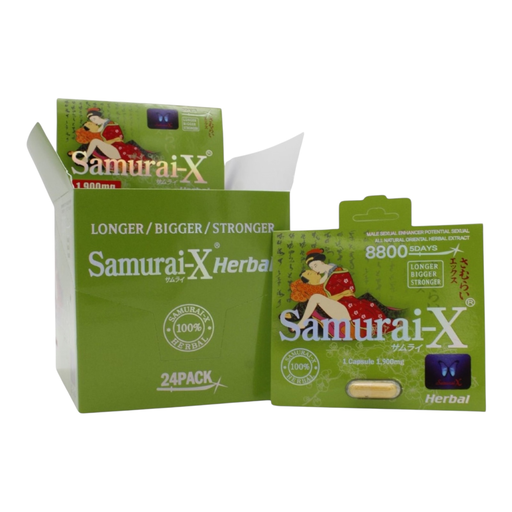 [Temp-HAM-004263] SAMURAI X HERBAL 1900MG BOX OF 24