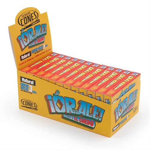 [Temp-HAM-004644] THE ORIGINAL CONES ORALE! NATURAL BOMB SIZE 3CT BOX OF 24