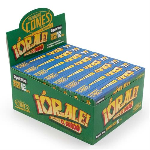 [Temp-HAM-004645] THE ORIGINAL CONES ORALE! ORGANIC HEMP BOMB SIZE 12CT BOX OF 24