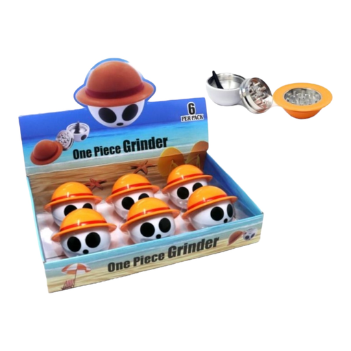 [Temp-HAM-004692] TOBACCO GRINDER ONE PIECE DESIGN 3 PARTS #SW-2280 BOX OF 6