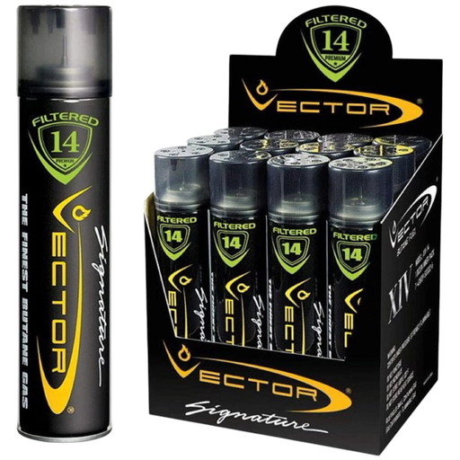 [Temp-HAM-004939] VECTOR FILTERED 14 PREMIUM BUTANE GAS 320ML BOX OF 12