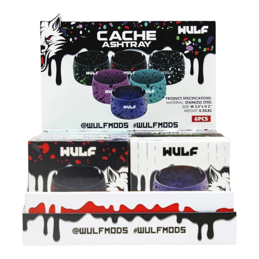 [Temp-HAM-005261] WULF CACHE ASHTRAY BOX OF 6