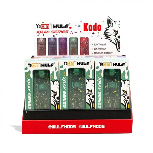 [Temp-HAM-005316] WULF XRAY SERIES KODO CARTRIDGE VAPORIZER BOX OF 15