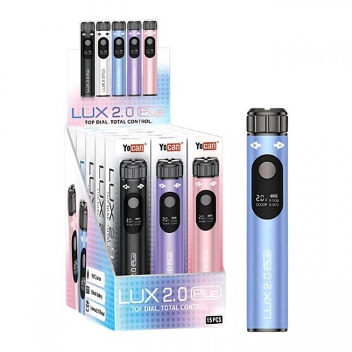[Temp-HAM-005399] YOCAN LUX 2.0 PLUS BATTERY DISPLAY BOX OF 15