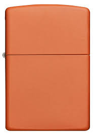 [Temp-HAM-005569] ZIPPO LIGHTER REG ORANGE MATTE DESIGN