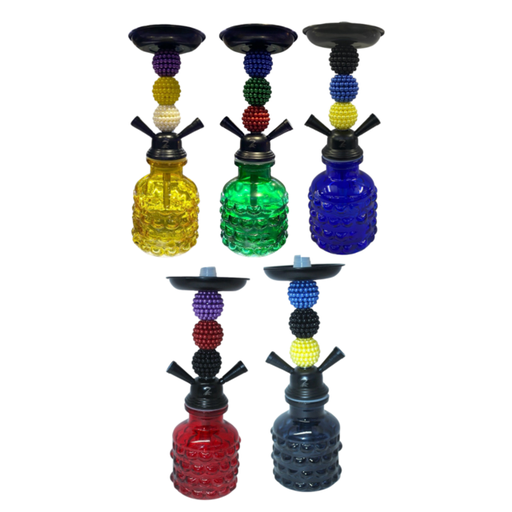 [ZEBR-24659] ZEBRA DISCO 1 HOSE HOOKAH ASSORTED COLORS