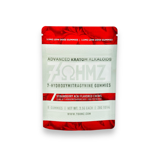 [198715834079] 7-OHMZ 3.5MG 7-HYDROXY GUMMIES 8CT STRAWBERRY ACAI