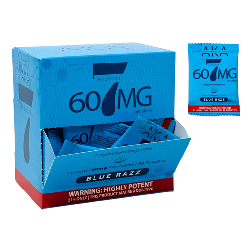 AKA 60MG 7-HYDROXY TABLETS POUCH 1CT BOX OF 30