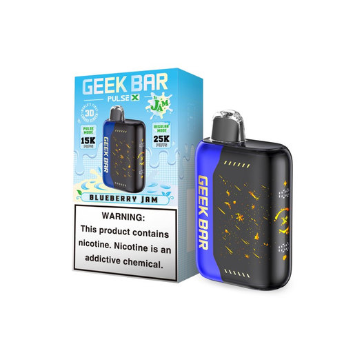 GEEK BAR PULSE X JAM EDITION 5% DISPOSABLE 25000 PUFFS BOX OF 5