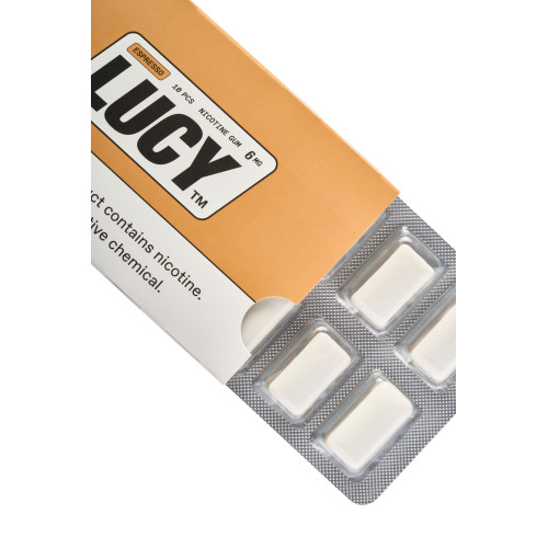 LUCY NICOTINE GUM 10CT BOX OF 10