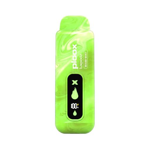 PLOOX X 5MG DIGITAL SCREEN DISPOSABLE 15000 PUFFS BOX OF 5