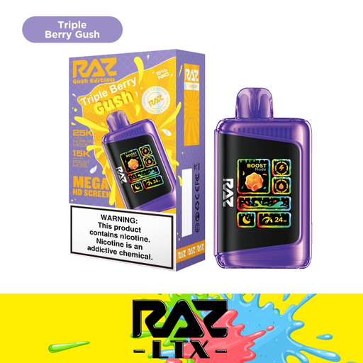 RAZ LTX 25K GUSH EDITION 5% DISPOSABLE BOX OF 5