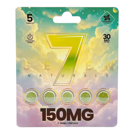 SE7EN NATURALS 30MG 7-OH + PSEUDO TABLETS BLISTER 5CT