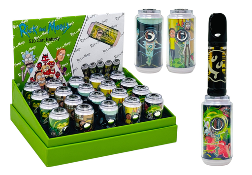 [BACK-26921] RICK AND MORTY 510 CARTRIDGE BATTERY 20CT DISPLAY