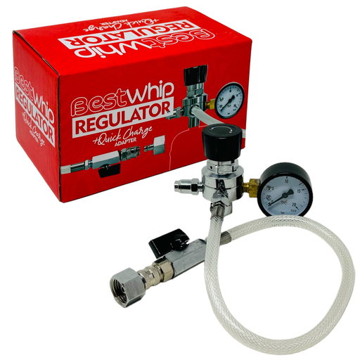 [BEST-20650] BEST WHIP PRESSURE REGULATOR + QUICK CHARGE ADAPTER KIT
