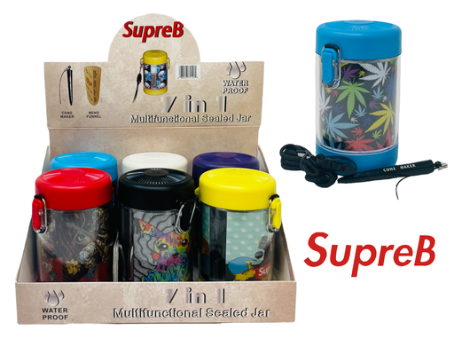 [INTREF04947] SUPREB LED & GLASS JARS BOX OF 6
