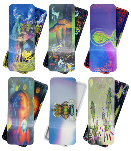 [INTREF05043] LONG METAL TRAY WITH 3D DESIGN MAGNETIC TRAY COVER