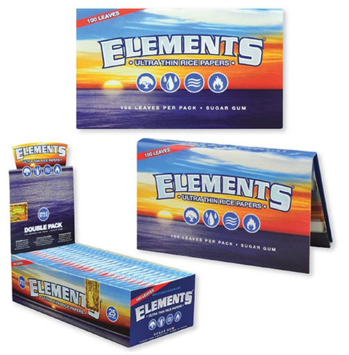 [ITM220921020523] ELEMENTS ORIGINAL SINGLE WIDE 50CT BOX OF 50