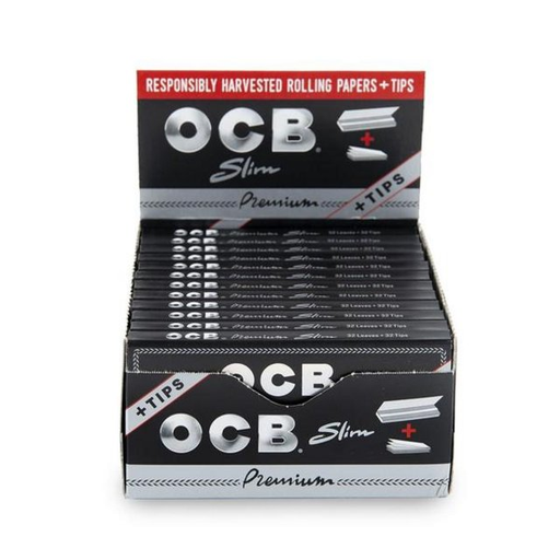 [ITM230620010173] OCB SLIM PREMIUM PAPER + TIPS 24CT