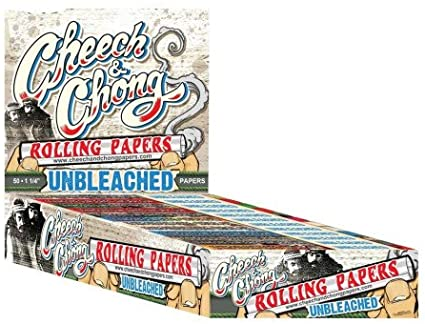 [ITM230620010295] CHEECH & CHONG 1.25 UNBLEACHED PAPERS 50CT BOX OF 25