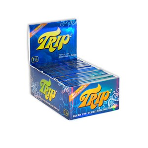 [ITM230620010300] TRIP 2 1.25 CLEAR CIGARETTE PAPERS 50CT BOX OF 24