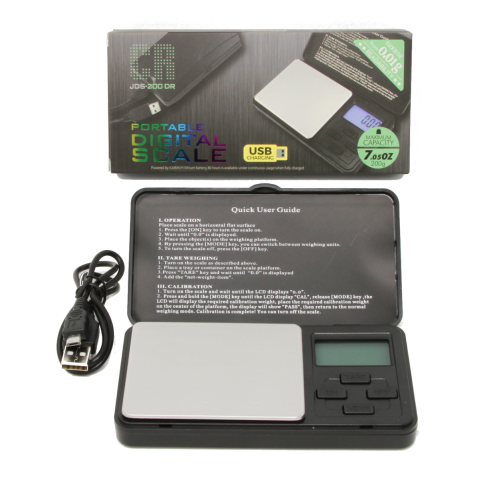 [ITM230620010339] CR JDS-200DR PORTABLE DIGITAL SCALE 200G X .01G