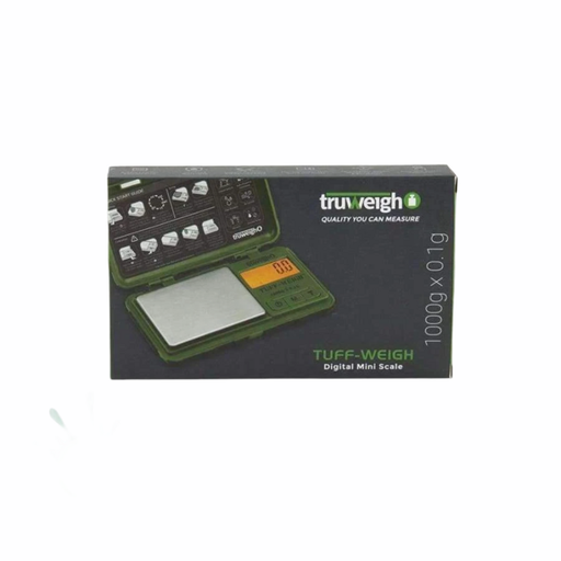 [ITM230620010381] TRUWEIGH TUFF-WEIGH MINI SCALE 1000G X 0.1G GREEN