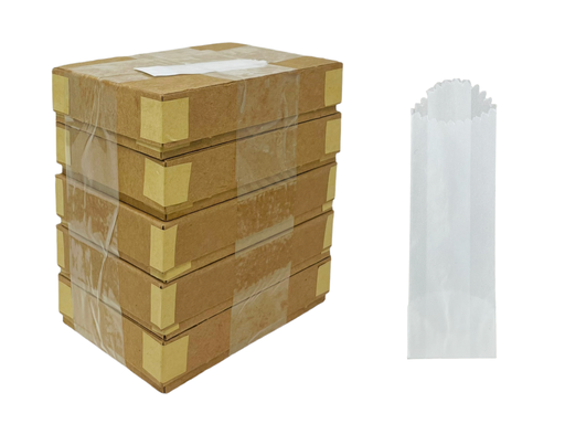 [ITM23062098049804] WAX WHITE MEDIUM PAPER BAG 5CT