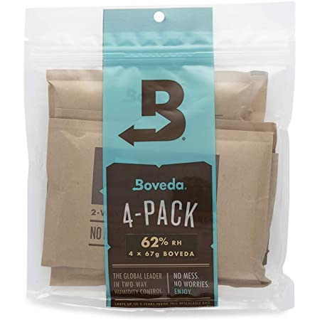 [ITM260221016490] BOVEDA 62% RH SIZE 67 HUMIDITY CONTROL 4-PACK