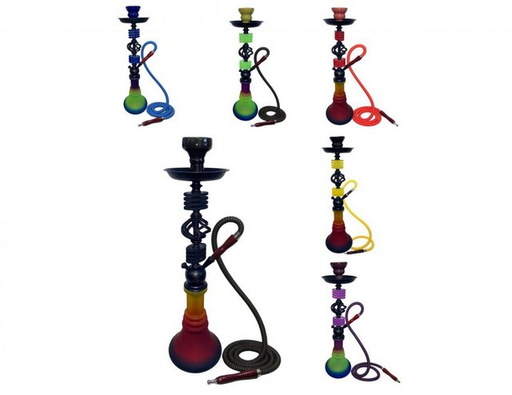 [ITM291021021427] ZEBRA RIMON 1 HOSE HOOKAH ASSORTED COLORS