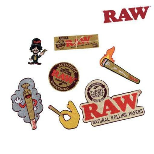 [ITM301220015482] RAW SMOKERS PATCH COLLECTION 7 DESIGNS