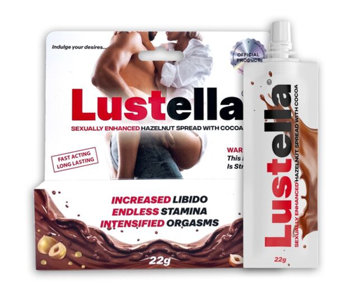 [LUST-20884] LUSTELLA SEXUALLY ENHANCED LIQUID CHOCOLATE 22G BOX OF 20