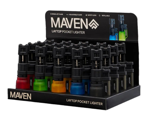 [MAVE-26200] MAVEN LAYTOP POCKET TORCH LIGHTER BOX OF 20