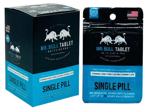 [MR.B-27396] MR.BULL TABLET 5000K MALE ENHANCEMENT PILL 1CT BOX OF 24