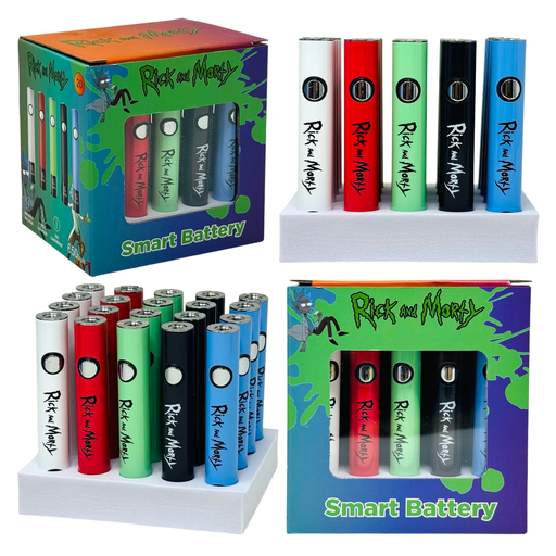 [RICK-26824] RICK AND MORTY 510 SMART BATTERY 650MAH 20CT DISPLAY