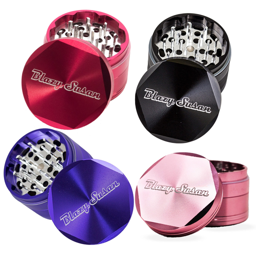 [BLAZ-26870] BLAZY SUSAN GRINDER 62MM 4 PARTS ASSORTED COLORS