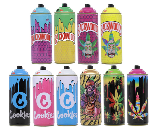 [TECH-19185] TECHNO TORCH #19017 SPRAY CAN TORCH LIGHTER ASSORTED DESIGNS BOX OF 6