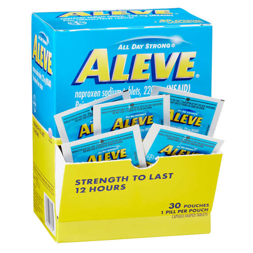 [Temp-HAM-000821] ALEVE NAPROXEN SODIUM TABLETS 1CT BOX OF 25