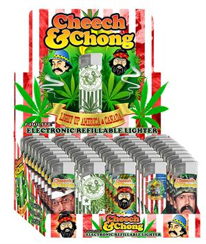 [CHEE-25489] CHEECH & CHONG RAVING LIGHTER #CC-LT-140&141&142 BOX OF 50