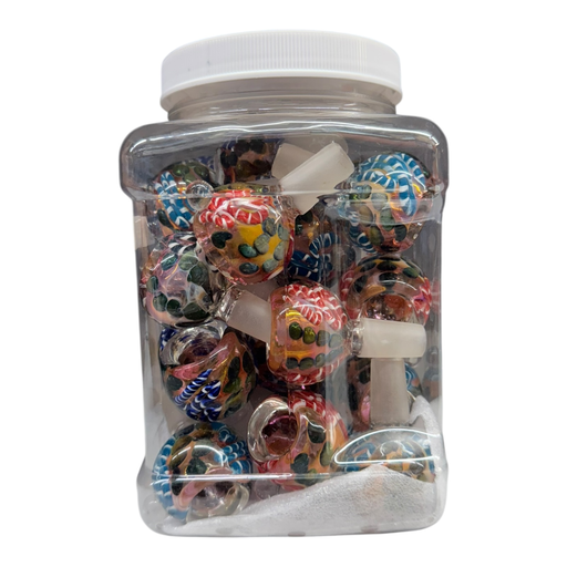 [Temp-HAM-000989] ASSORTED GLASS BOWLS 60CT JAR #COD-0011