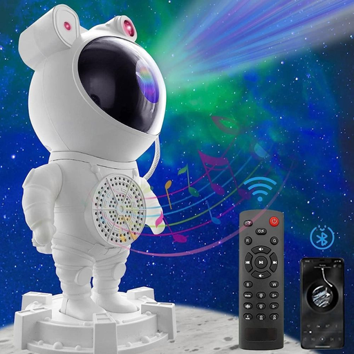 [Temp-HAM-000990] ASTRONAUT GALAXY STARLIGH BLUETOOTH SPEAKER