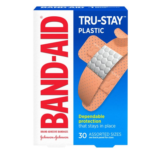 [Temp-HAM-000996] BAND-AID TRU-STAY ASSORTED BANDAGES 30CT BOX OF 6