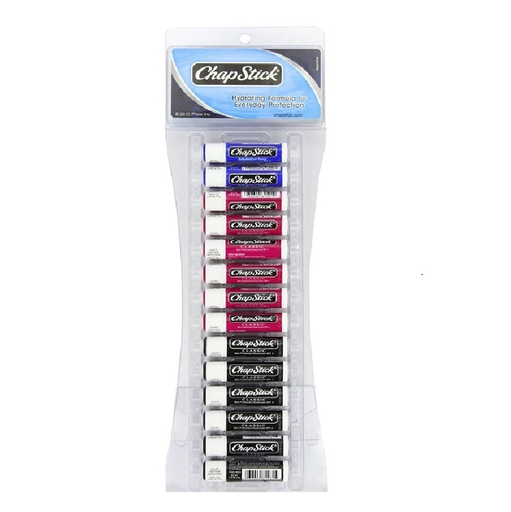 [Temp-HAM-001291] CHAPSTICK TENT CARD ASSORTED FLAVORS 28CT