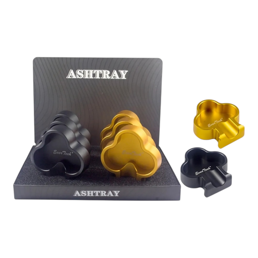 [Temp-HAM-001381] CIGAR ASHTRAY CLUB SHAPED DESIGN #ASHTRAY-CLUB BOX OF 6