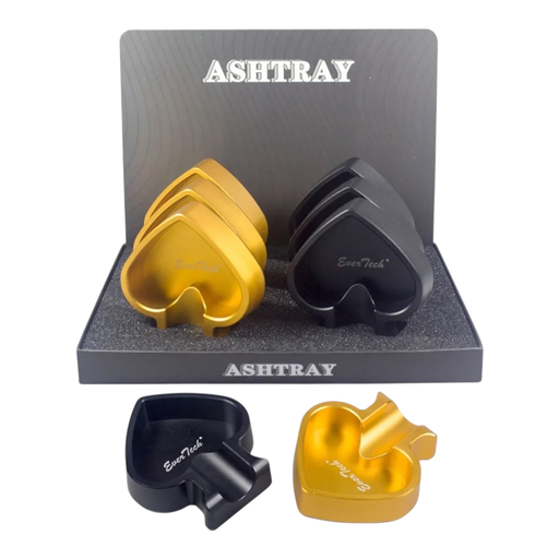 [Temp-HAM-001382] CIGAR ASHTRAY SPADE SHAPED DESIGN #ASHTRAY-SPADE BOX OF 6