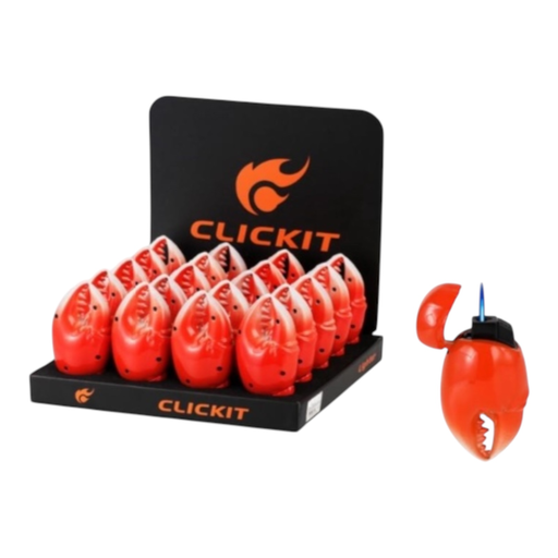 [Temp-HAM-001419] CLICKIT STONE CRAB TORCH LIGHTER #GH-1225 BOX OF 20
