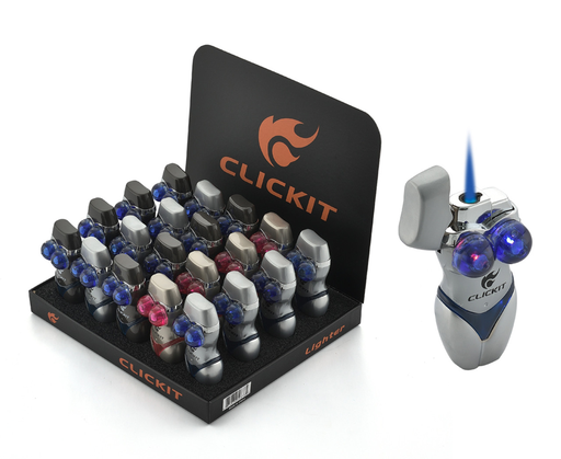 [CLIC-21083] CLICKIT BODY FIGURE BIKINI TORCH LIGHTER GH-6212 BOX OF 20