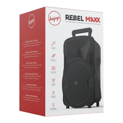 [Temp-HAM-001570] DEEJAYS REBEL MAXX SPEAKER